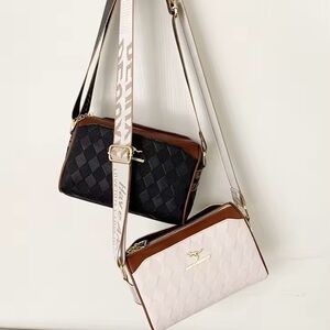 Elegant Black and Cream Crossbody Bags